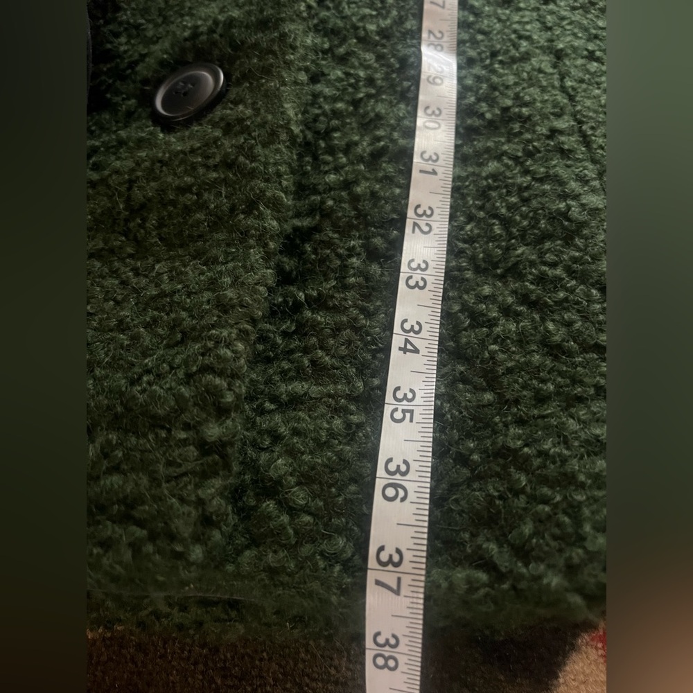 Boden Green Textured Pea Coat - Picture 9 of 11